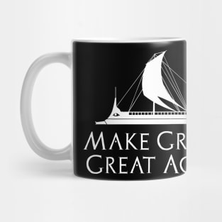 Ancient Greek Trireme Naval History Make Greece Great Again Mug